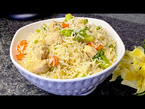Restaurant Style Chinese Stir Fry Rice | how to make chicken & mix vegetable stir fry rice