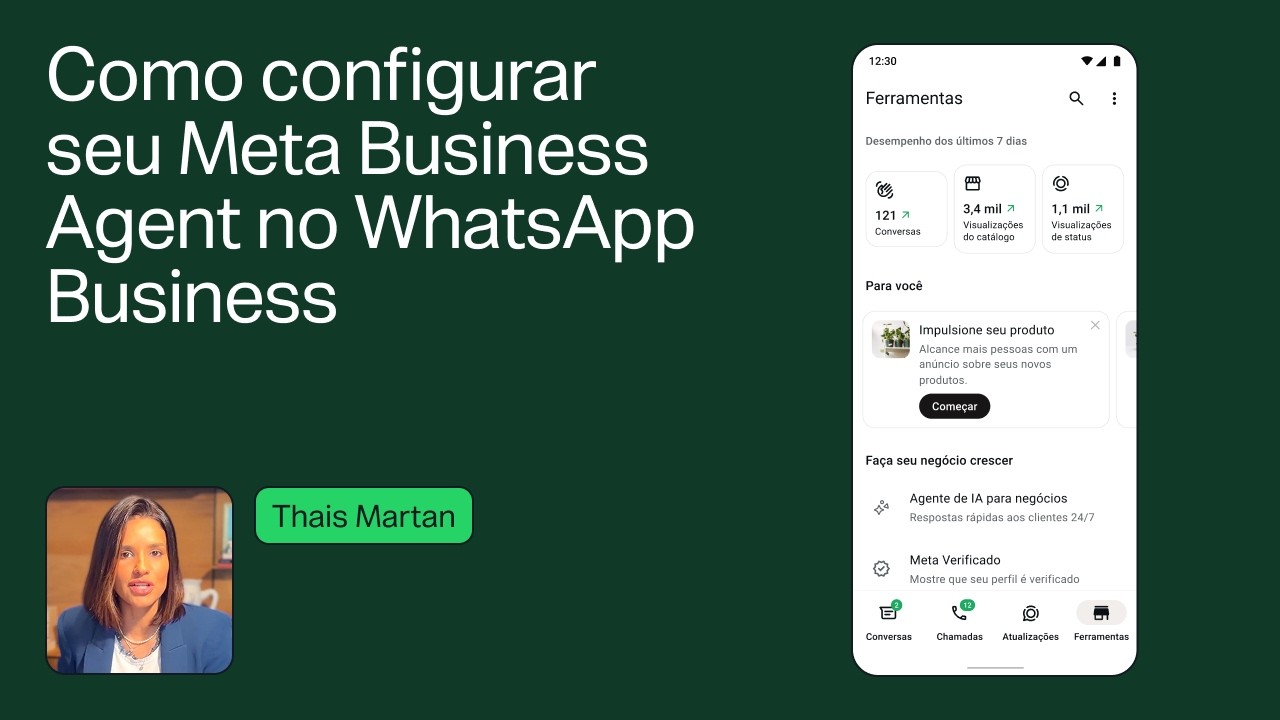 Como configurar o Meta Business Agent no WhatsApp Business | Automatize o atendimento ao cliente