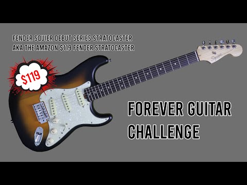 AMAZON $119 FENDER SQUIER DEBUT STRATOCASTER - MODS and UPGRADES