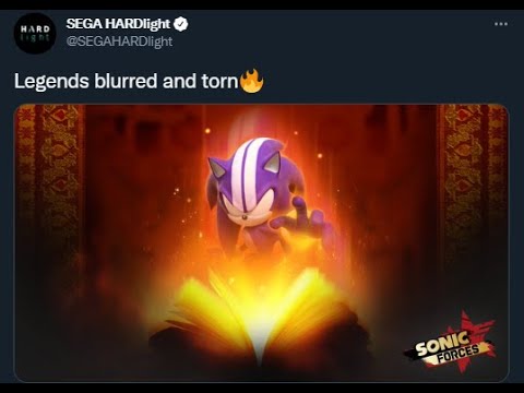 sonic twitter sings seven rings in hand