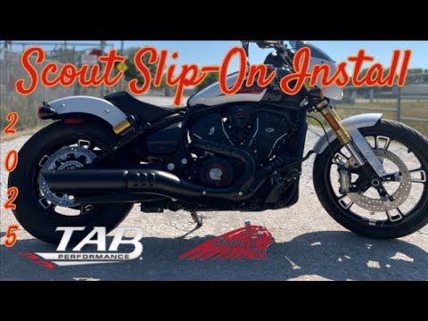 Installing TAB Performance 2-1 Exhaust on 2025 Indian Scout Models!