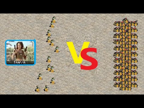 Tanya vs Gi's - Same Cost - Red Alert 2