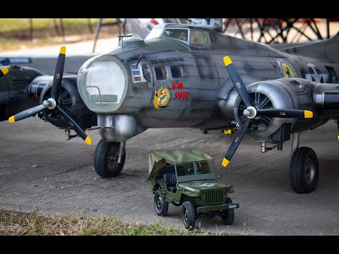 RC B-17's and Large Scale RC Warbirds 2020