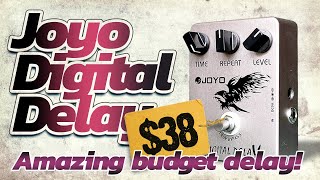 Video thumbnail for Joyo digital delay | AMAZING budget delay pedal! by Derek Paul Guitar