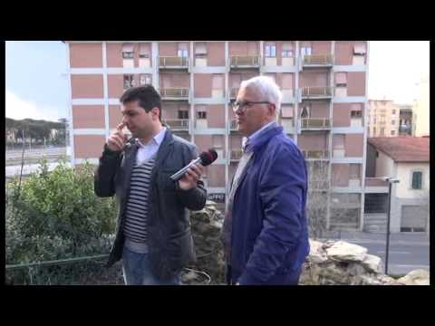 Sos Arezzo Tv - Siringhe e degrado nel bastione accanto alla Prefettura