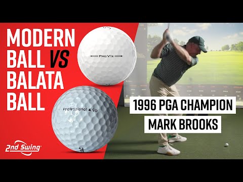 BALATA GOLF BALL vs TITLEIST PRO V1X w/ Mark Brooks
