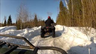 preview picture of video 'ATV winter ride @ Toosikannu, fullHD.wmv'