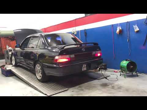 dyno dynamic ae101 4age 20v 4 throttle #4age #4age20valve #ae101 #4ageblacktop