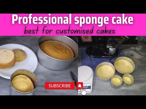 soft and moist vanilla sponge professional recipe by the taste experience @TheTasteExperienceOfficial