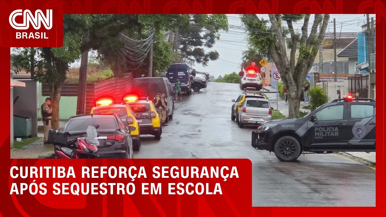 Curitiba reforça segurança em creche após crianças serem feitas de reféns | CNN AGORA