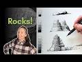 How To Render Rocks With Pen And Ink Style Tutorial