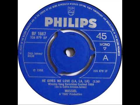 UK New Entry 1968 (91) Massiel - He Gives Me Love (La, La, La)