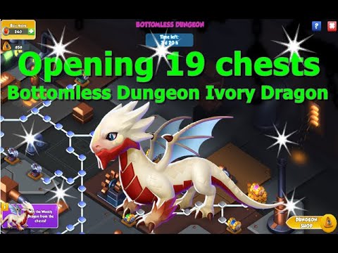 Opening 19 Chest-Dragon Mania Legends | Bottomless Dungeon | Ivory Dragon  | DML | HD