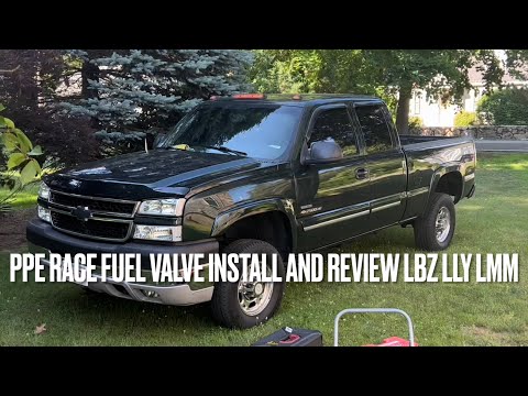 Bone Stock LBZ Duramax PPE Race Fuel Valve install and review (LBZ,LLY,LMM)