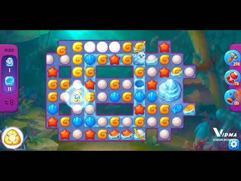 Fishdom. 9180 super hard level no boosters and diamonds. 17 moves