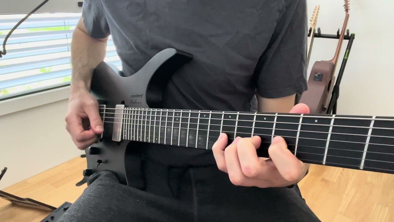 Roberto Barlocci playing God Save the King, England's national anthem, on solo guitar