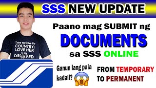 PAANO MAG SUBMIT NG DOCUMENTS BIRTH CERTIFICATE SA SSS ONLINE FROM TEMPORARY TO PERMANENT 2024