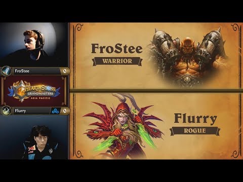 FroStee vs Flurry | Hearthstone Grandmasters Asia-Pacific Week 1 Day 1 | GAME 1