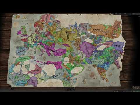 Vanilla CK3 Random Religion Map 500 Years In 1 min! 867-1378 | Crusader Kings 3 Timelapse #shorts