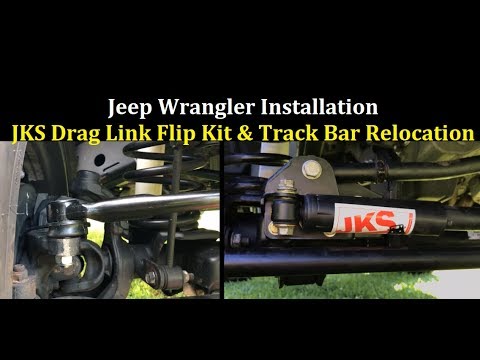 How to Install JKS Drag Link Flip Kit Jeep Wrangler JK JKU