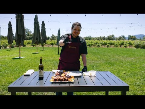 V. Sattui Cooking Demo - Yogurt Marinated Lamb Skewers