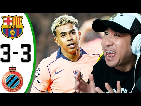 Coreano Loco reacciona al Brujas 3 - 3 FC Barcelona 😅