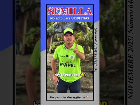 Qué vergüenza el nivel de la política Cordobesa. Este alcalde es una vergüenza #ayapel #córdoba