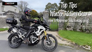 Ride a Motorcycle in Winter 🥶, get yourself and your bike prepared! Some tips and products i use 👍