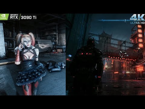 4K BATMAN Arkham Knight PSYCHO REFLECTIONS" Ray-Tracing RTX 3090 Ti MAX Settings PC