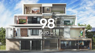 Samsung 98” QLED: Supersize your space