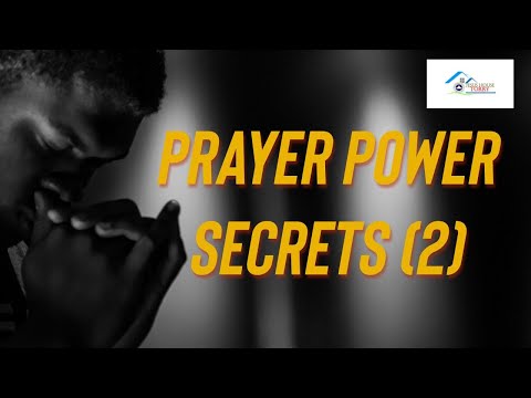 Word and Communion Service - Prayer Power Secrets (2) (25th April 2023)