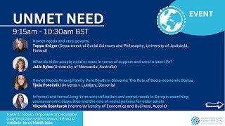 Unmet need webinar | International Day of Care and Support 2024