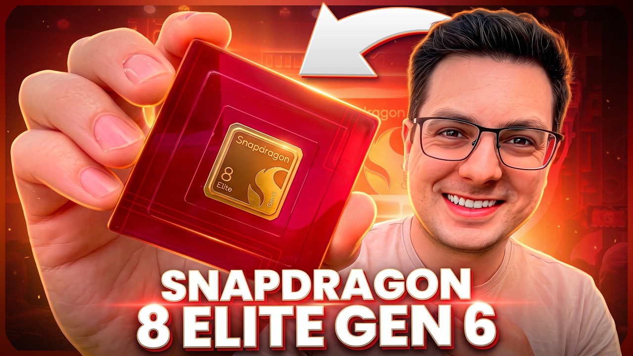 O CHIP MAIS BRUTO do MUNDO de CELULAR CHEGOU! Snapdragon 8 Elite Gen 6!