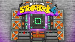 Stoneblock 4 Minecraft Modpack EP3 FREE POWER and Quartermaster Quest