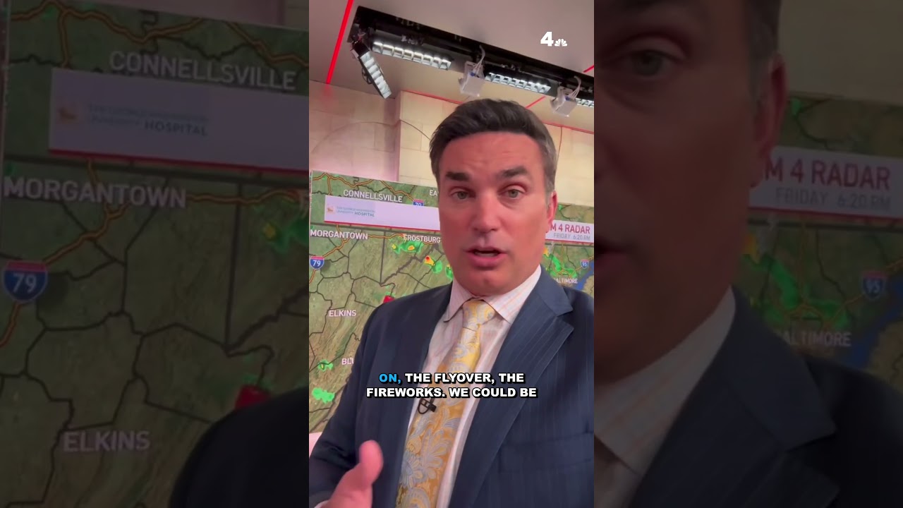 Thunderstorms could disrupt Trump's military parade in DC. Here's the forecast | NBC4 Washington