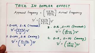 Download Lagu DOPPLER EFFECT | TRICK IN DOPPLER EFFECT | WAVES | CLASS XI PHYSICS | BOARDS, JEE, NEET Thumbnail