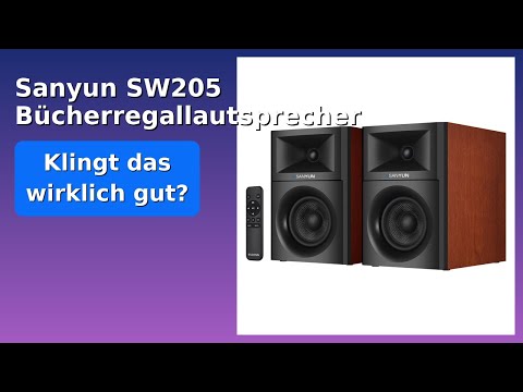 BEWERTUNG (2025): Sanyun SW205 Bücherregallautsprecher. WESENTLICHE Einzelheiten