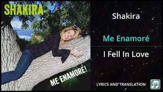 Shakira - Me Enamoré Lyrics English Translation - Dual Lyrics English and Spanish - Subtitles