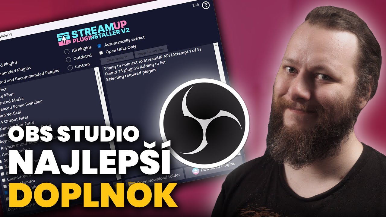 Najrýchlejší spôsob ako nájsť a nainštalovať OBS pluginy!