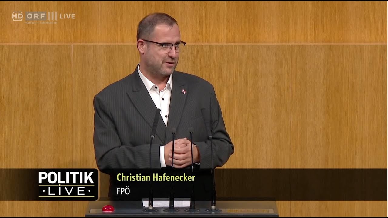 Christian Hafenecker - Einsatz Meinl-Reisingers für Raiffeisen und STRABAG - 12.12.2025