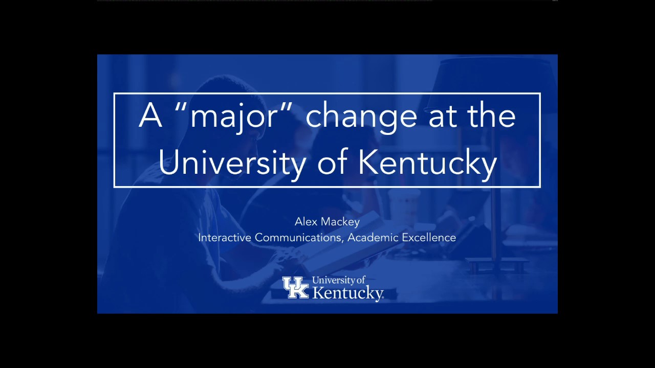 DrupalCon Baltimore 2017: A "major" change to the academic offerings at UK