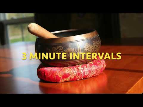 Tibetan Singing Bowl 3 Minute Intervals (1 Hour) Meditation Timer
