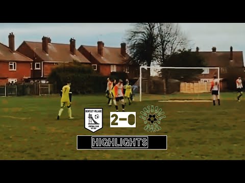 Bentley Village 2-0 Armthorpe Rovers Match highlights. #BVFC