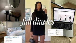 INTROVERT DIARIES | aritzia fall wishlist, how i stay clean & organized, quince haul & time at home