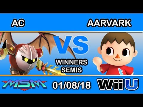 MSM 128 - BKO | AC (Meta Knight) Vs. BSD | Aarvark (Villager) Winners Semis - Smash 4