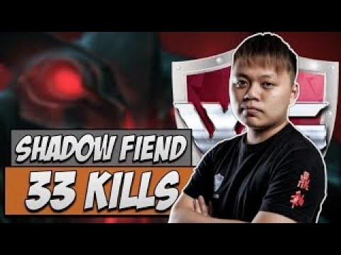 Road to TI7 Dota | WG.Nana Shadow Fiend 33 KILLS
