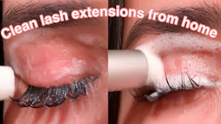 CLEAN LASH EXTENSIONS | best tips to make lashes last longer | avoid biggest mistakes