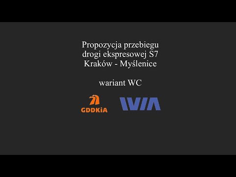 S7 Kraków - Myślenice - Wariant WC