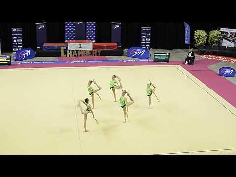 GR Solliès Nationale ensemble 13 ans et moins Vice Championne de france 2018 Chambery