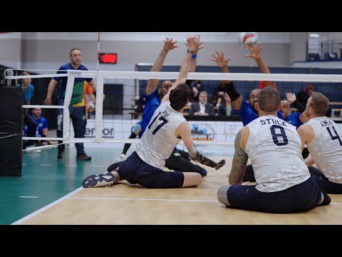 2025 WPV Sitting World Cup | U.S. Men's Sitting National Team vs Brazil Highlights | USA Volleyball